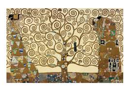 A painting by Gustav Klimt of the tree of life which inspired my work